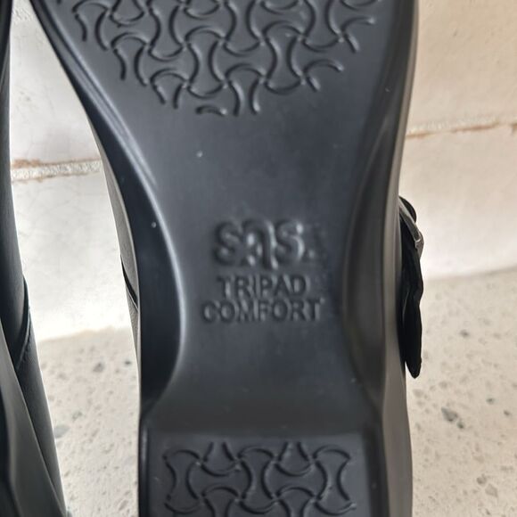 SAS Black Classic Leather Mary Jane Shoes Comfortable Women’s Size 4 Made in USA - Picture 5 of 12